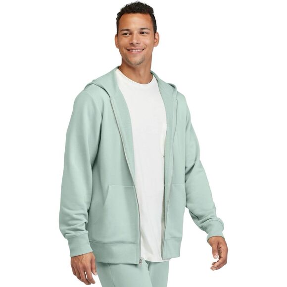 Allbirds Hoodie Mens XL Sweatshirt Bark Gray Green Anytime Full Zip Casual NWT - Picture 1 of 8